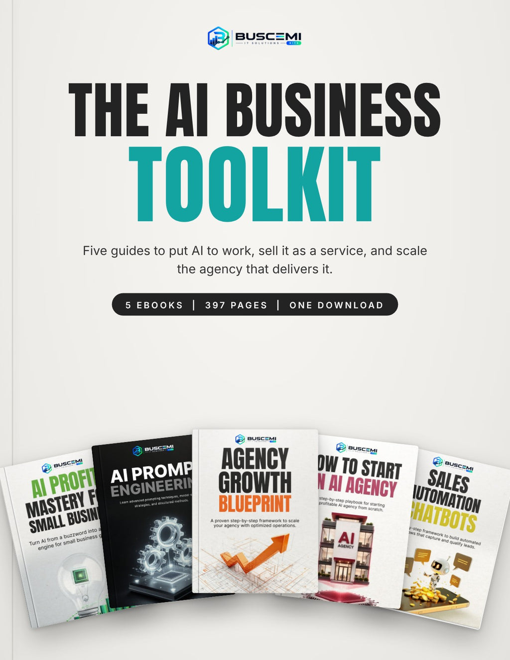 The AI Business Toolkit ebook bundle cover