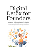 Digital Detox for Founders ebook cover