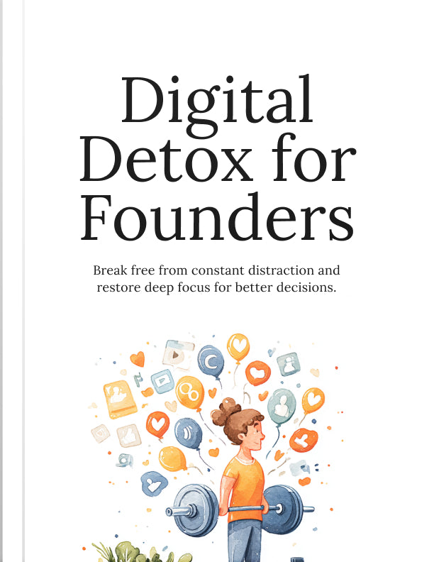 Digital Detox for Founders ebook cover