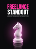 Freelance Standout cover, a glowing magenta chess knight on black, from Buscemi IT Solutions