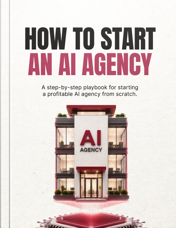 How to Start an AI Agency ebook cover